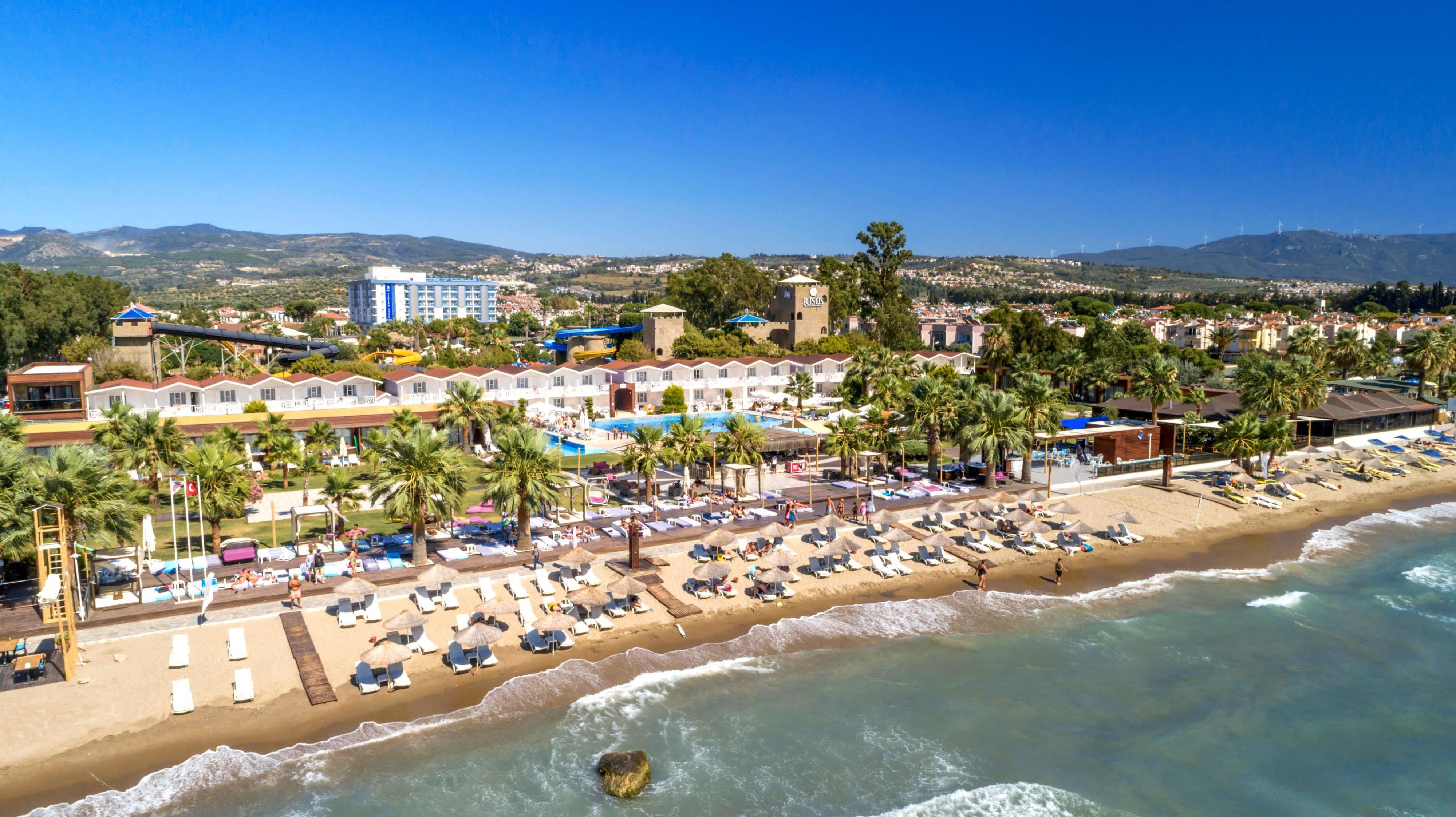 Risus Beach Resort Hotel Kusadası Exterior foto