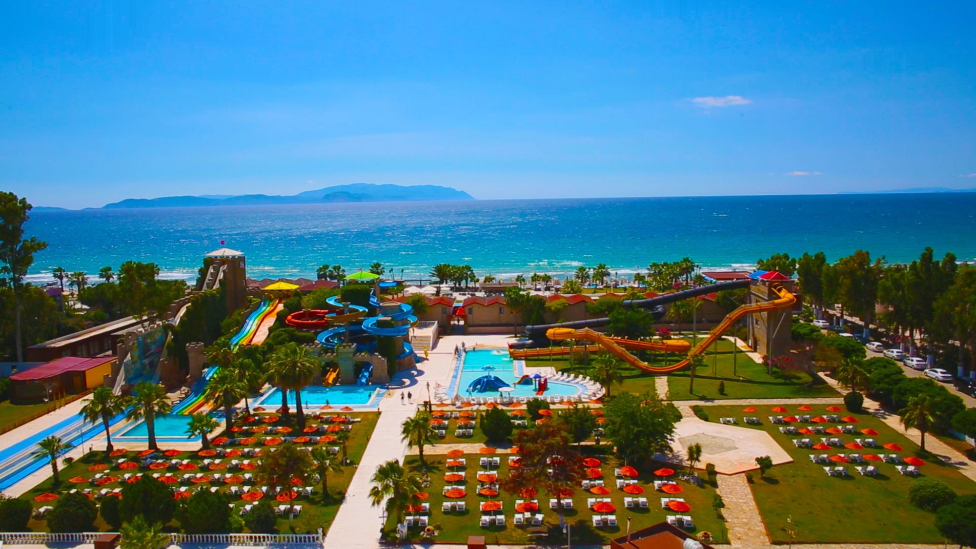 Risus Beach Resort Hotel Kusadası Exterior foto